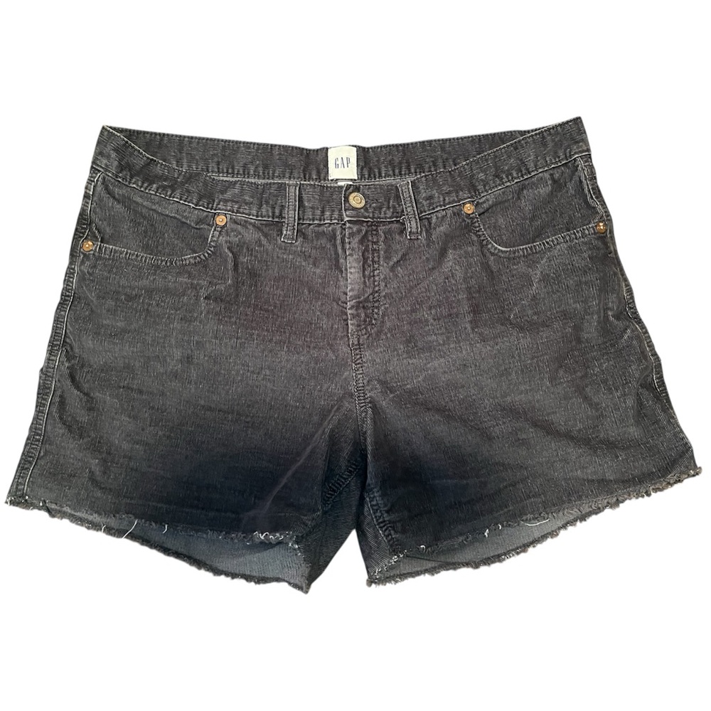 GAP Black Jean Shorts Relaxed Fit